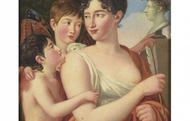Cultura paga 30.000 euros por un retrato de la 'maja de Goya' con sus hijos, que irá al Museo del Prado