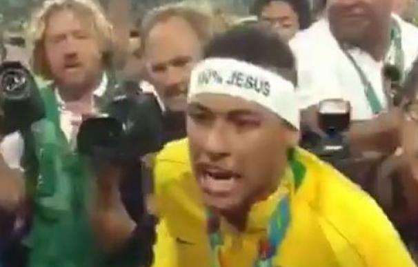Neymar estalló y se encaró con un aficionado tras ganar el oro olímpico