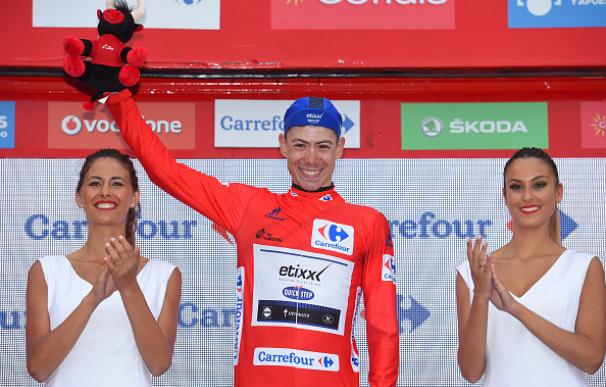 David De la Cruz conquista el Alto del Naranco y se coloca líder de La Vuelta