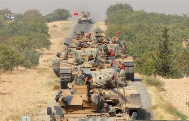 Tanques turcos en el norte de Siria