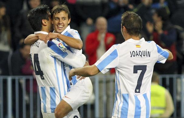 4-0. El Málaga golea al Granada con más efectividad que juego
