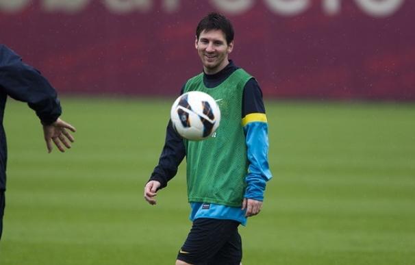 Leo Messi despeja temores entrenando en el gimnasio