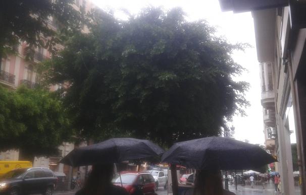 Las lluvias dejan cerca de 30 litros por metro cuadrado en Cortes de Pallás, 27 en Siete Aguas y 24 en Utiel