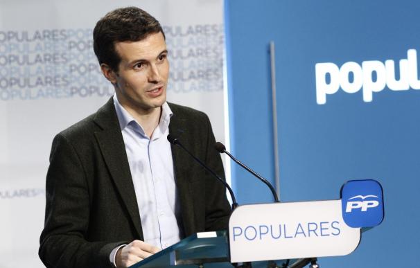 Pablo Casado, nuevo vicesecretario de Comunicación del PP.