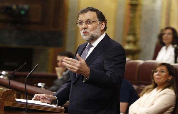 (16) Rajoy avisa a ERC: "Vulnerar la ley es volver a la selva y eso no se lo vamos a permitir"