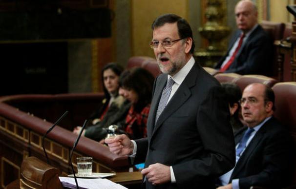 Mariano Rajoy, en el Congreso, este miércoles.