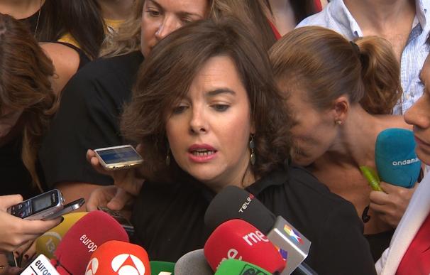Santamaría llama a la reflexión a Sánchez porque no se puede pedir a los españoles que vayan a votar de nuevo