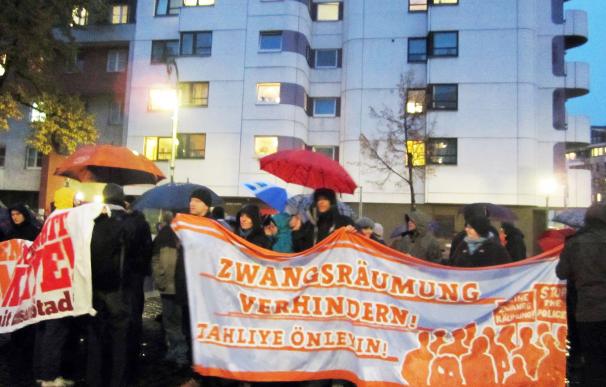 La plataforma contra los desahucios alemana intenta evitar desalojos de viviendas en alquiler