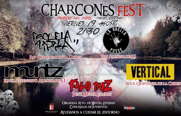 El 'Charcones Fest' se celebrará en Miguel Esteban (Toledo) el 19 de agosto