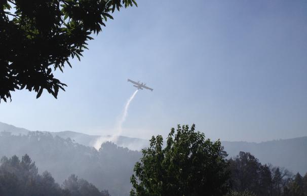 Los incendios forestales arrasan 365 hectáreas en Cotobade, 290 en Caldas y 160 en Mondariz (Pontevedra)