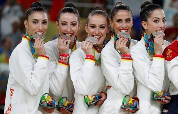 España, plata en rítmica, 20 años después del último metal olímpico