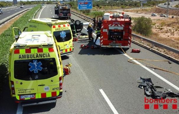 Reabren la AP-7 tras un accidente mortal en L'Aldea (Tarragona)