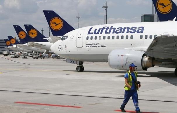 El Grupo Lufthansa transportó 21,6 millones de pasajeros hasta marzo, un 0,8% menos