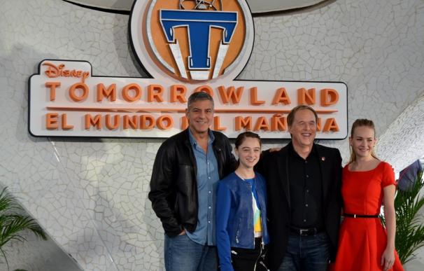 George Clooney presenta Tomorrowland en Valencia: "Cada persona puede cambiar las cosas"