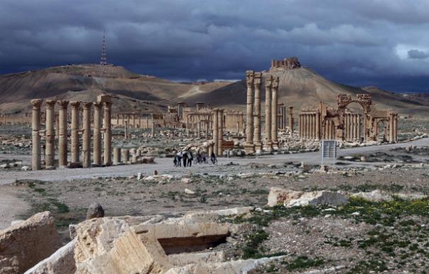 La ruinas de la ciudad de Palmira