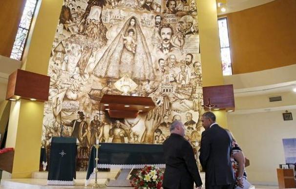 Obama visita un santuario católico en Cuba