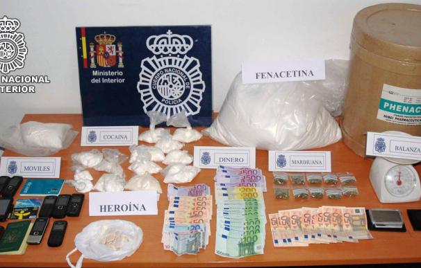 Trece detenidos de red de tráfico de drogas que operaba en Madrid y Canarias