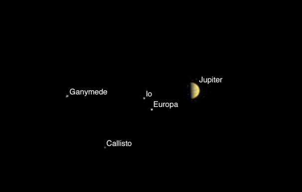 La nave Juno ofrece una perspectiva única de Júpiter y sus lunas