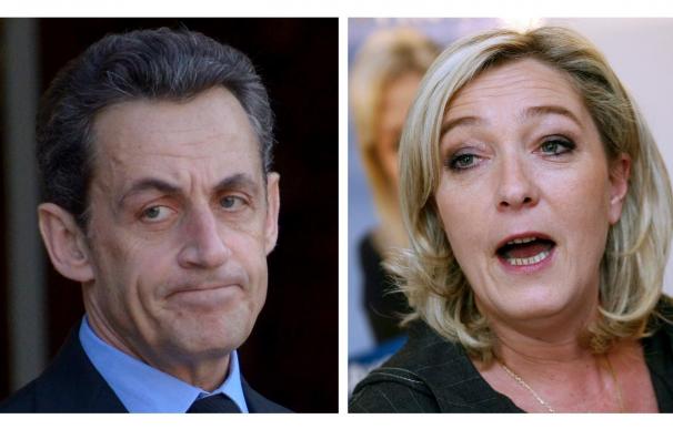 Le Pen atrae más voto obrero que Sarkozy y los socialistas juntos