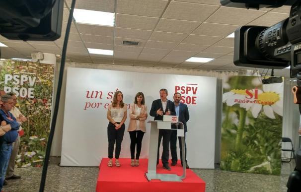 Puig dice que el resultado del PSOE es "manifiestamente insuficiente" y que "la batalla del miedo ha ganado"