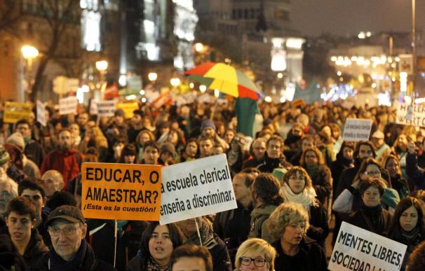 El año 2012 se despide en Madrid con casi una manifestación o huelga por día