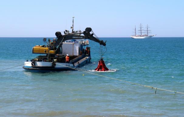 Ayuntamiento de Málaga inicia la reparación del emisario submarino del arroyo Jaboneros que mejorará el drenaje