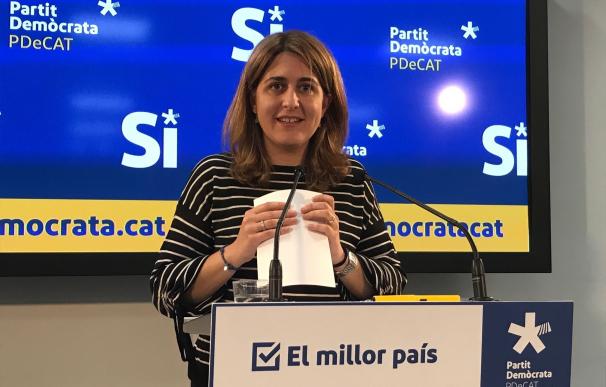 El PDeCAT critica la "aversión" del Gobierno al referéndum y el apoyo de Pedro Sánchez