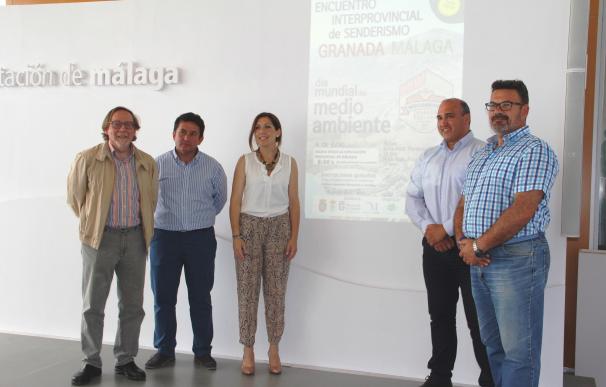 Unos 300 senderistas de Málaga y de Granada confluirán en un encuentro interprovincial en Zafarraya