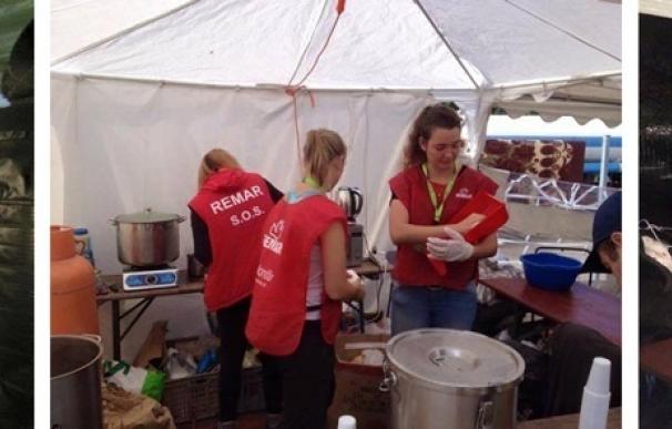 La ONG Remar pide voluntarios para ir a Lesbos y fondos para dar raciones de comida a refugiados