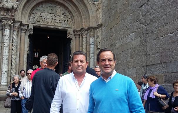 El exministro José Bono acude a la Misa del Peregrino en la Catedral de Santiago