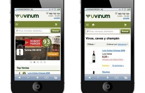 La compra de vino con móvil se dispara un 20% y supera ya al ordenador, según Uvinum