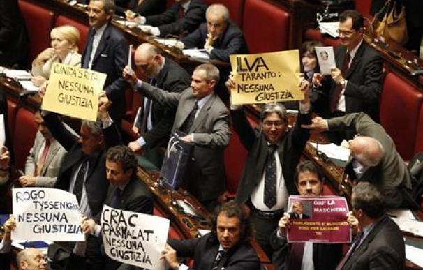 El Congreso italiano aprueba reducir un juicio a Berlusconi