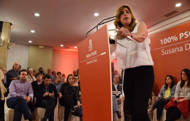 Susana Díaz garantiza un "rumbo cierto" para el PSOE, al que "millones de ciudadanos quieren volver a votar"