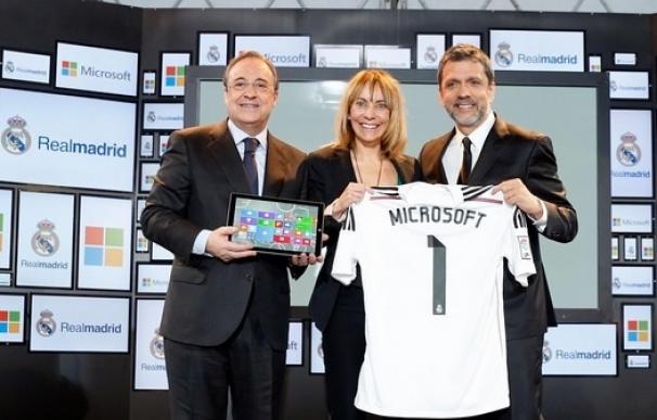 Fútbol.Microsoft "construirá nuevos puentes" con los casi 125 millones de aficionados del Real Madrid en redes sociales