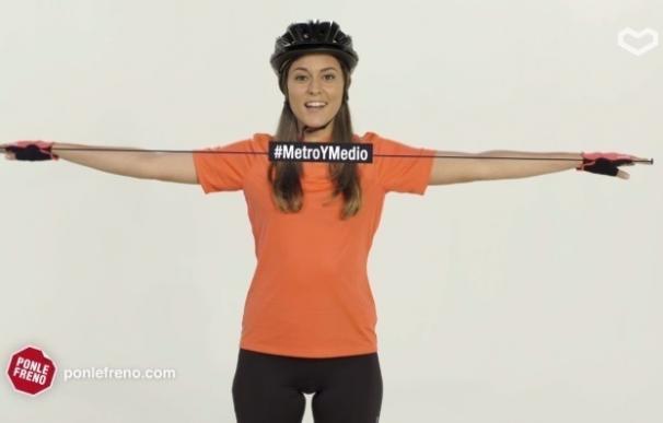 Ponle Freno lanza la campaña #MetroyMedio ante la necesidad de extremar precauciones entre ciclistas y conductores