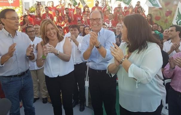 Díaz pide el voto para "echar" a Rajoy y coger "otro camino" en defensa de la sanidad y educación en Europa