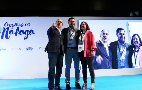 Elías Bendodo, reelegido con un 99,5% de los votos presidente del PP de Málaga