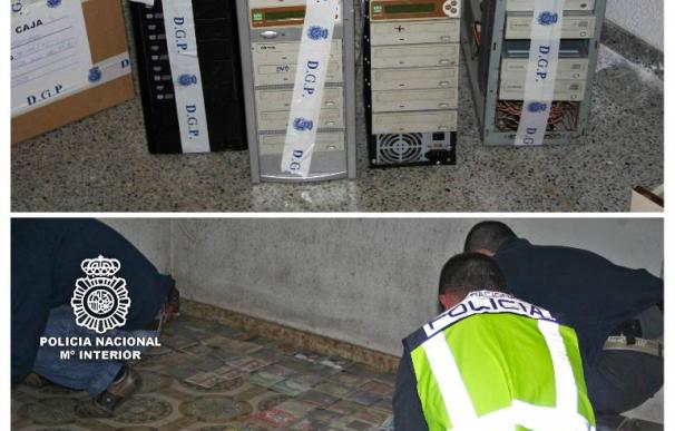 Seis detenidos por distribuir copias "pirata" cuyo valor supera los 228.000 euros