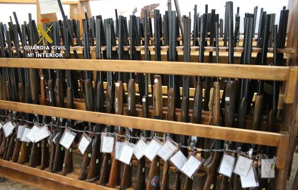 La Guardia Civil organiza una próxima subasta de armas el 29 de mayo