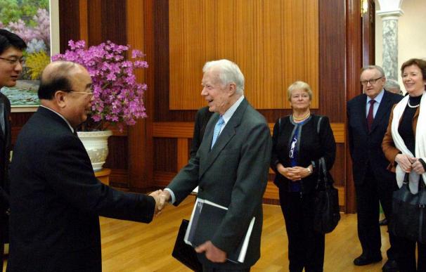 El ex presidente Jimmy Carter llega a Corea del Norte para reavivar el diálogo