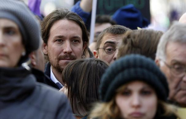 Iglesias, en la "Marcha por el cambio" celebrada en Madrid