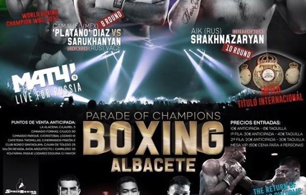 Albacete acoge este sábado el Parade of Champions Boxing con combates de boxeadores internacionales