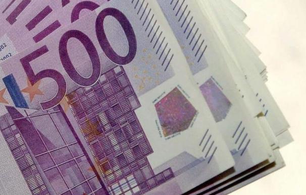 El número de billetes de 500 euros cae a su nivel más bajo desde mayo de 2006