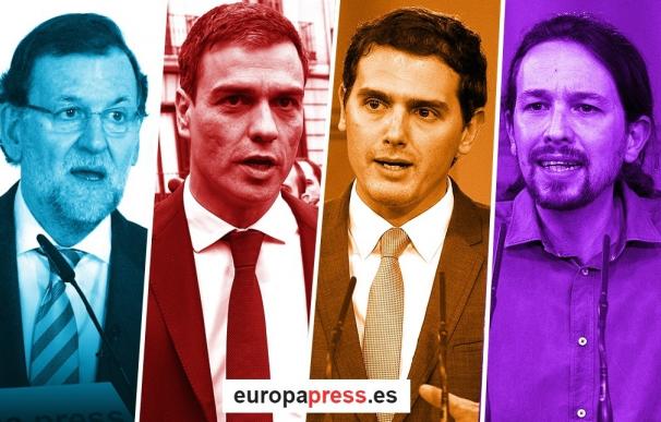 España celebra hoy sus decimoterceras elecciones de la democracia, con cuatro partidos en busca de Gobierno