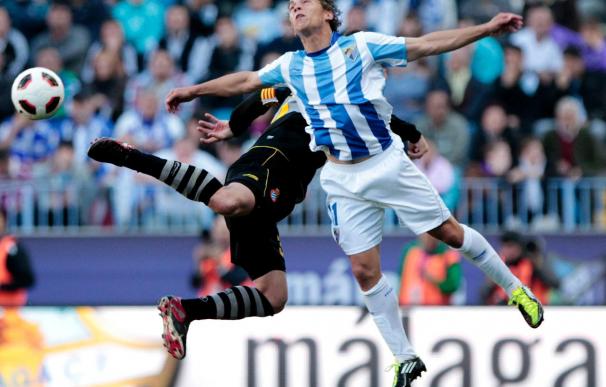 El jugador del Espanyol David García sufre una posible rotura fibrilar en los isquiotibiales