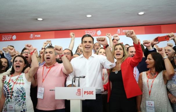 Sánchez ganó en la agrupación del PSOE de Pozuelo, donde es militante