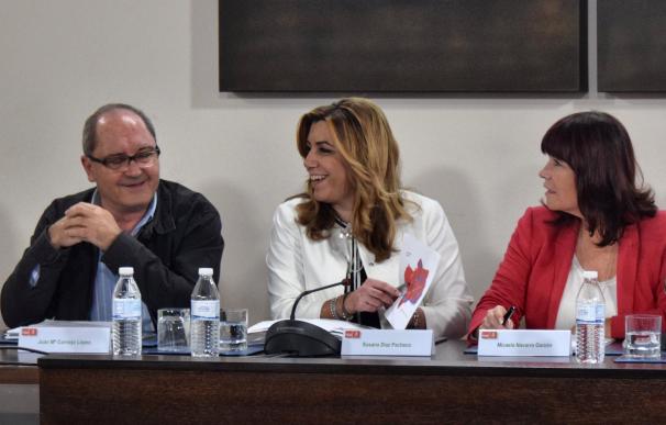 Susana Díaz aborda con los secretarios provinciales la convocatoria del congreso regional del PSOE-A en julio