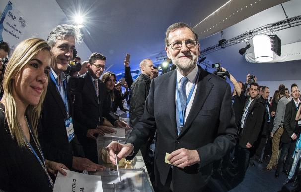 Rajoy es reelegido presidente del PP con un 95,65 por ciento de los votos