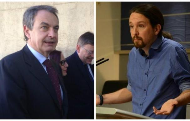 Iglesias coloca a Zapatero como el mejor presidente de la democracia, quien le aconseja cuando tiene dudas