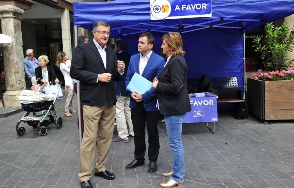 Blasco (PP) sostiene que "mientras esté el Partido Popular, España no se trocea"